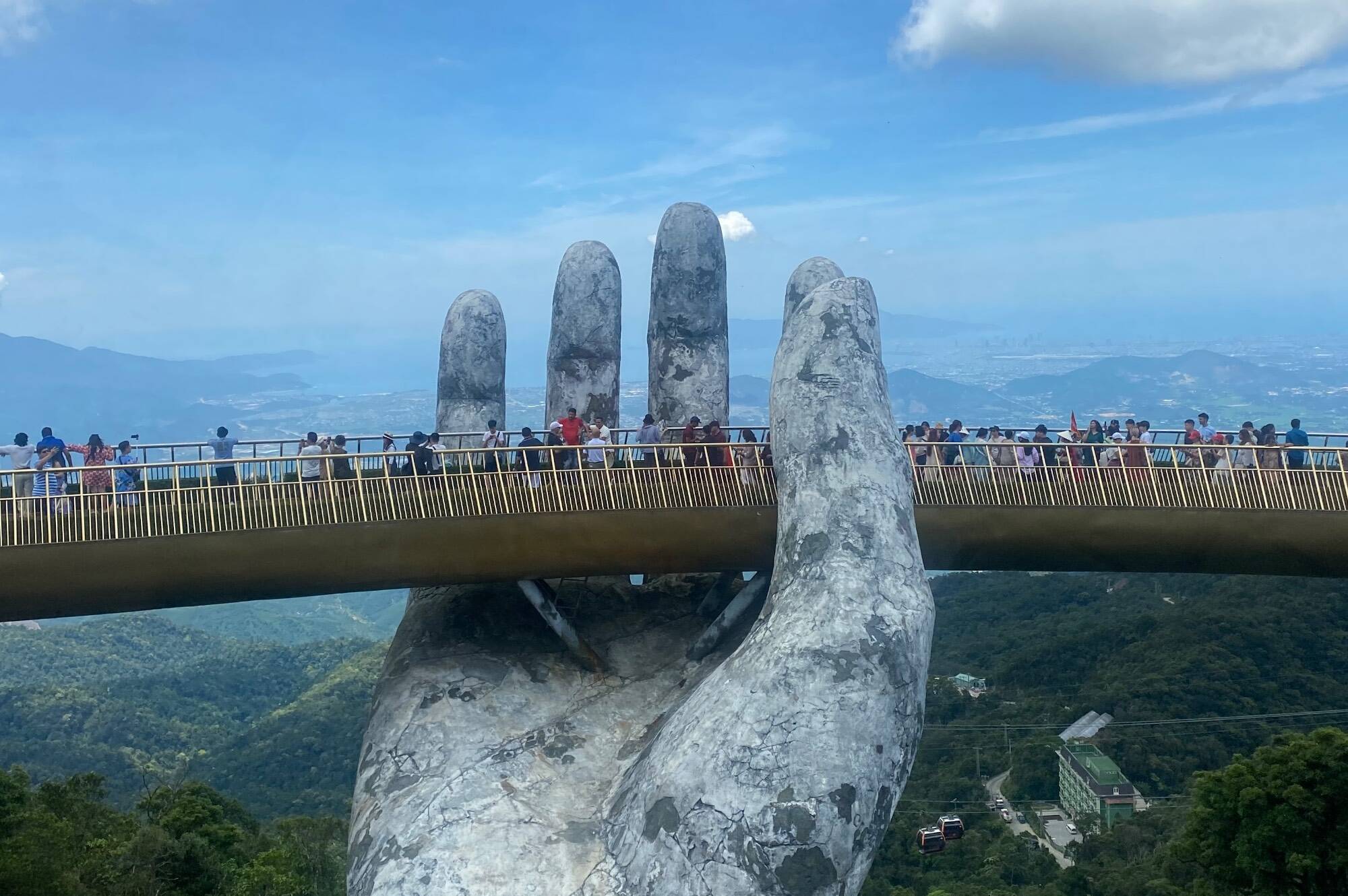Vietnam's Hand Bridge or Golden Bridge